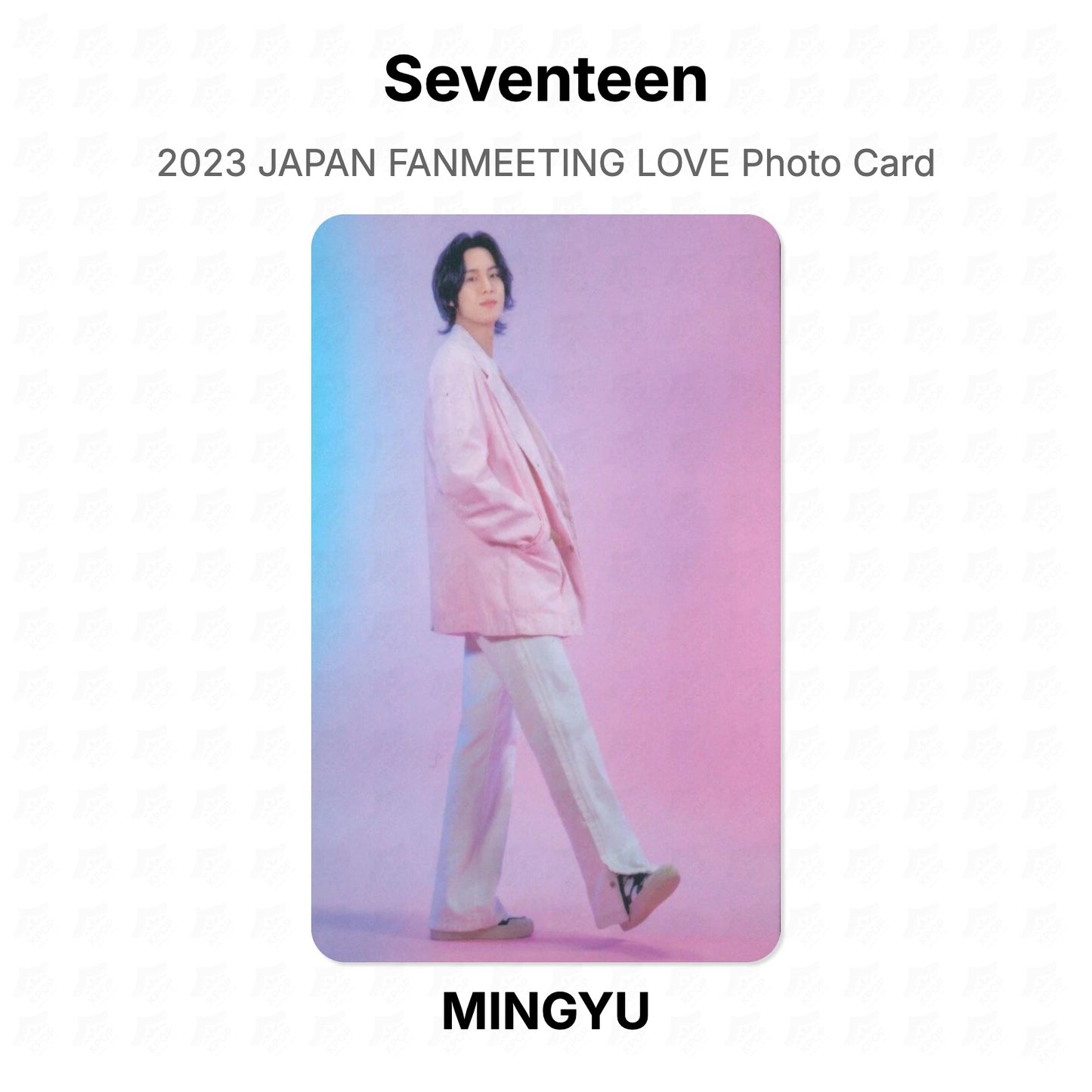 Seventeen 2023 JAPAN FANMEETING LOVE Photo Card Official Photocard