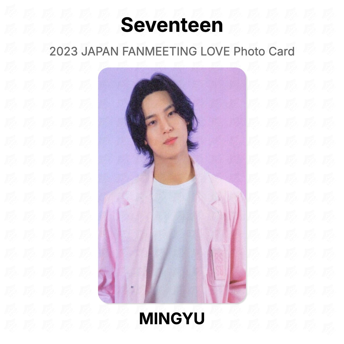 Seventeen 2023 JAPAN FANMEETING LOVE Photo Card Official Photocard