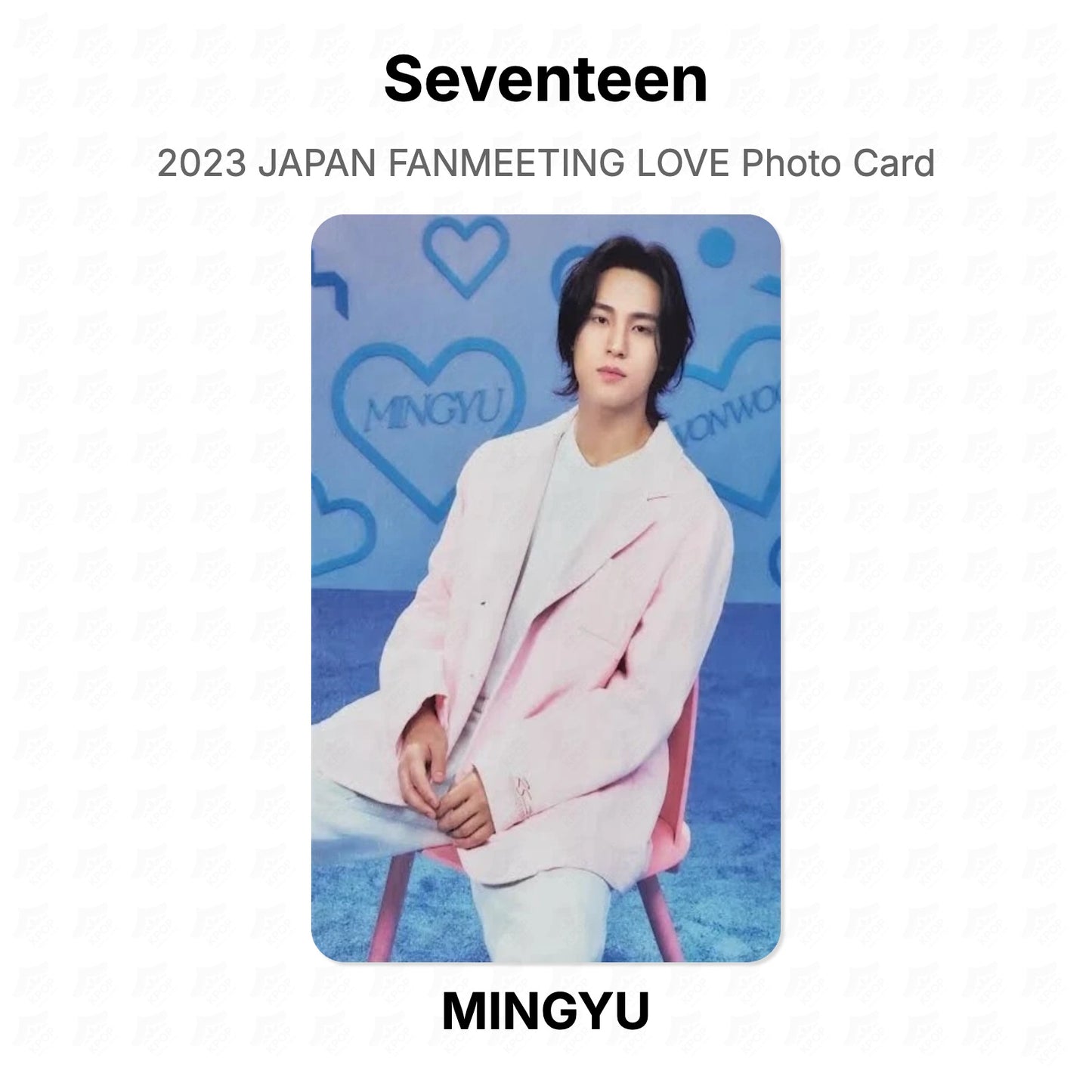 Seventeen 2023 JAPAN FANMEETING LOVE Photo Card Official Photocard