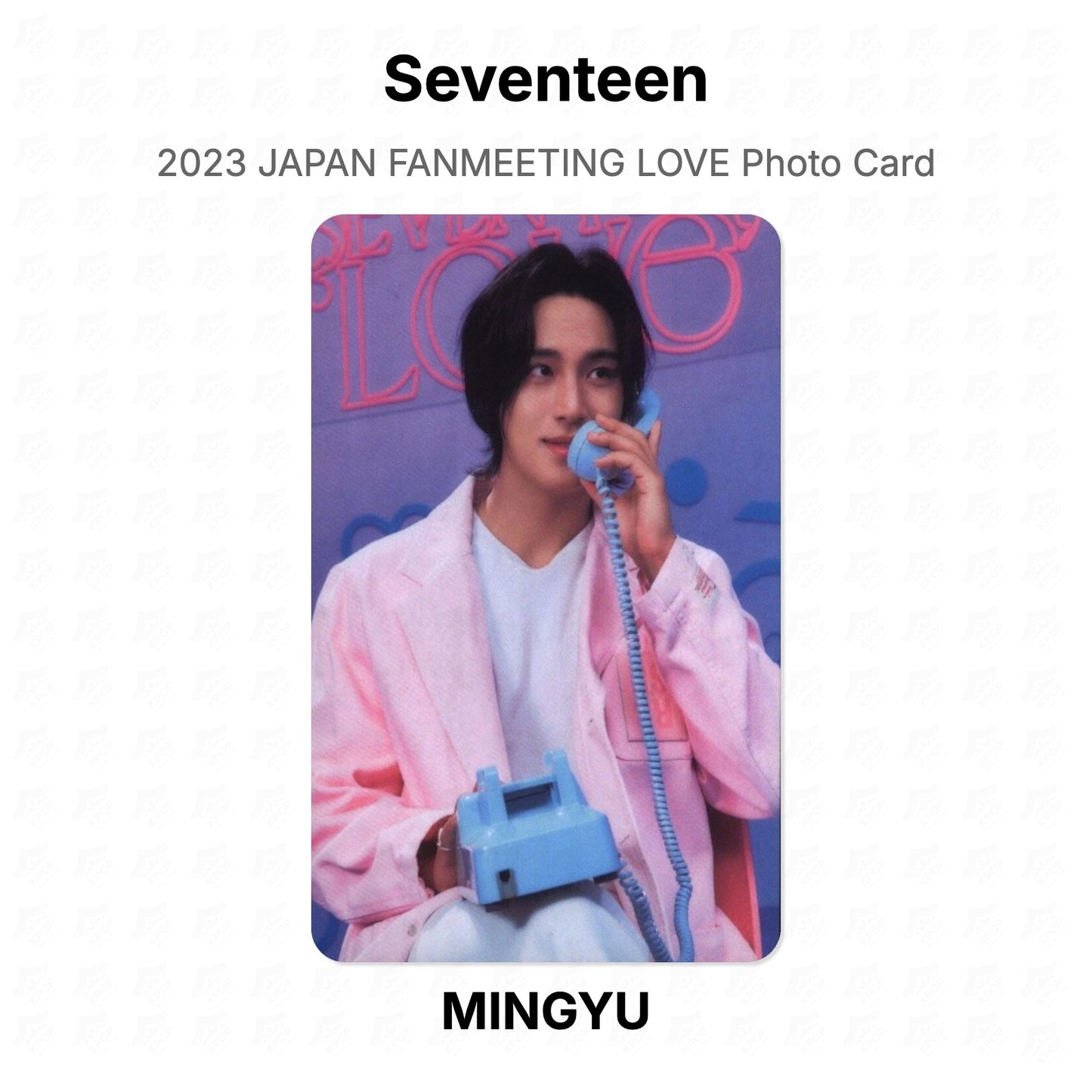 Seventeen 2023 JAPAN FANMEETING LOVE Photo Card Official Photocard