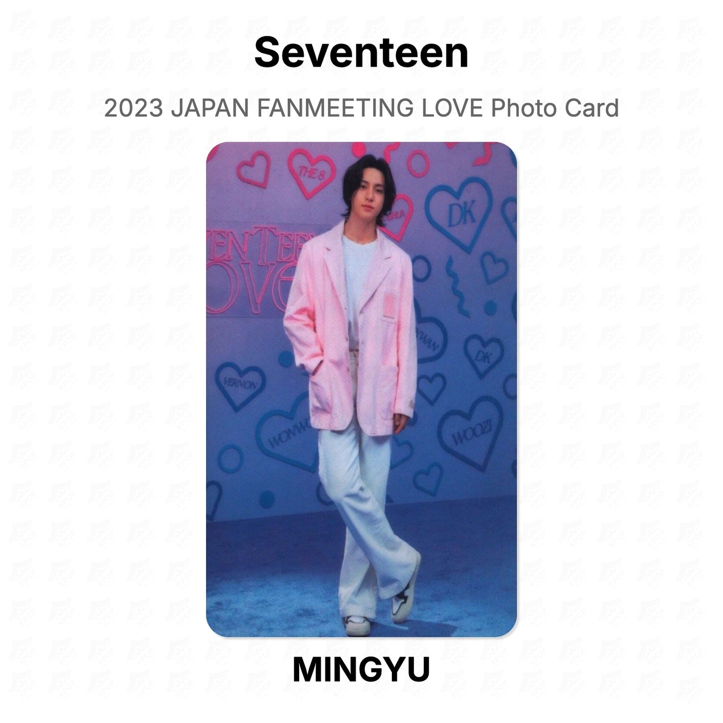 Seventeen 2023 JAPAN FANMEETING LOVE Photo Card Official Photocard