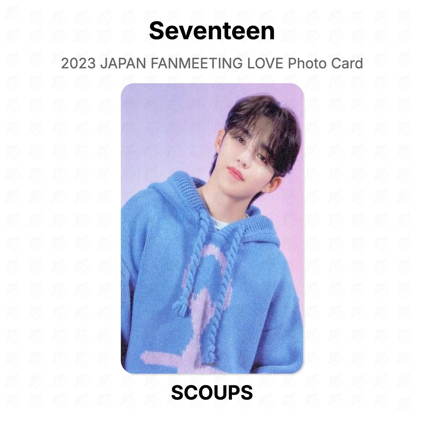 Seventeen 2023 JAPAN FANMEETING LOVE Photo Card Official Photocard