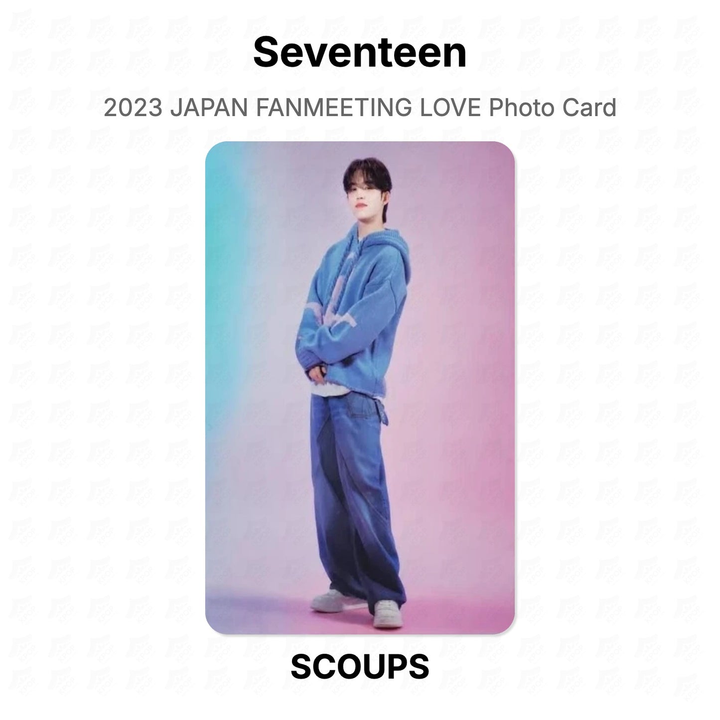 Seventeen 2023 JAPAN FANMEETING LOVE Photo Card Official Photocard