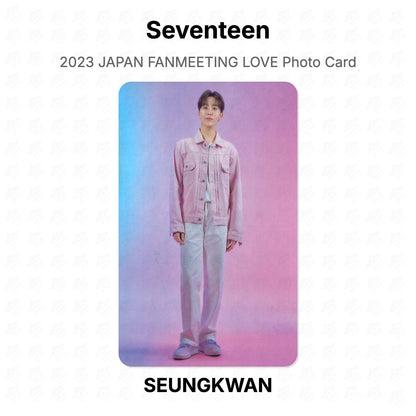 Seventeen 2023 JAPAN FANMEETING LOVE Photo Card Official Photocard