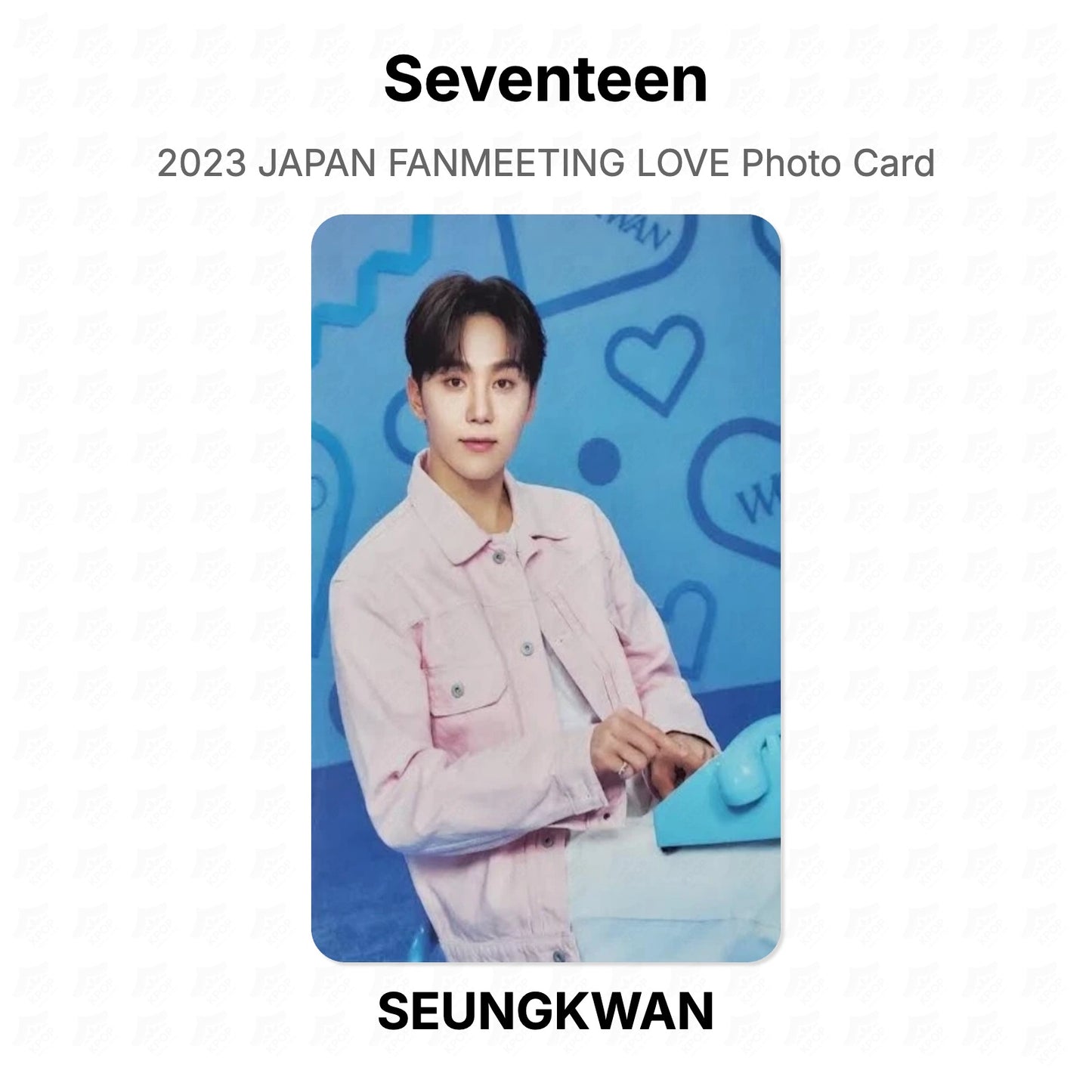 Seventeen 2023 JAPAN FANMEETING LOVE Photo Card Official Photocard