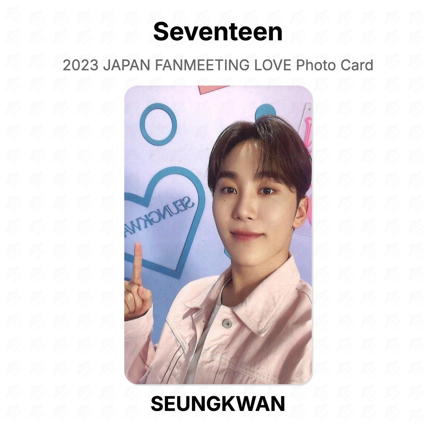 Seventeen 2023 JAPAN FANMEETING LOVE Photo Card Official Photocard