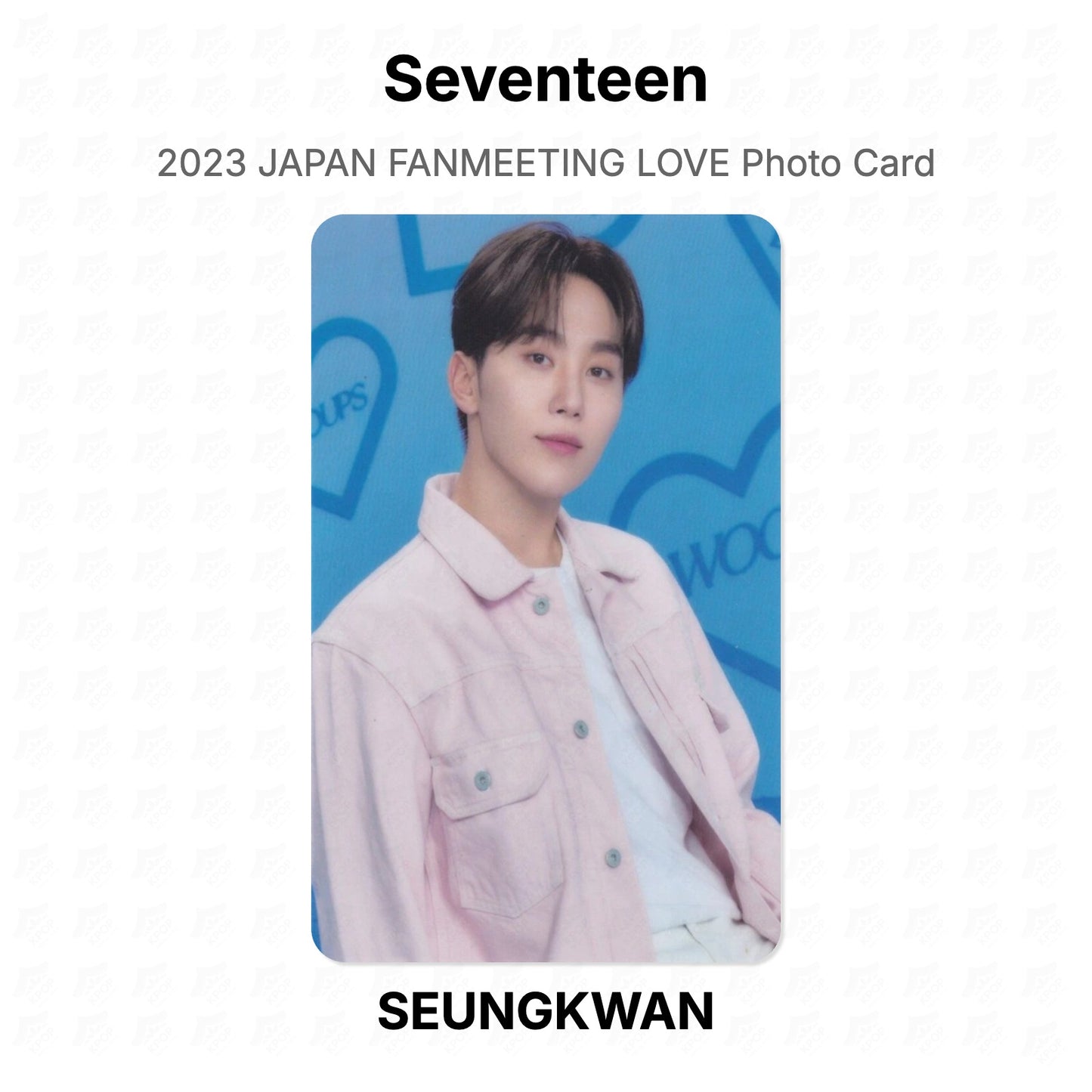 Seventeen 2023 JAPAN FANMEETING LOVE Photo Card Official Photocard