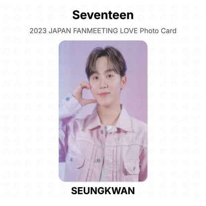 Seventeen 2023 JAPAN FANMEETING LOVE Photo Card Official Photocard