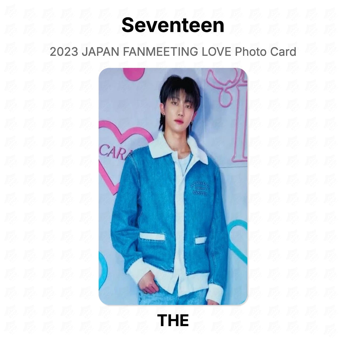 Seventeen 2023 JAPAN FANMEETING LOVE Photo Card Official Photocard