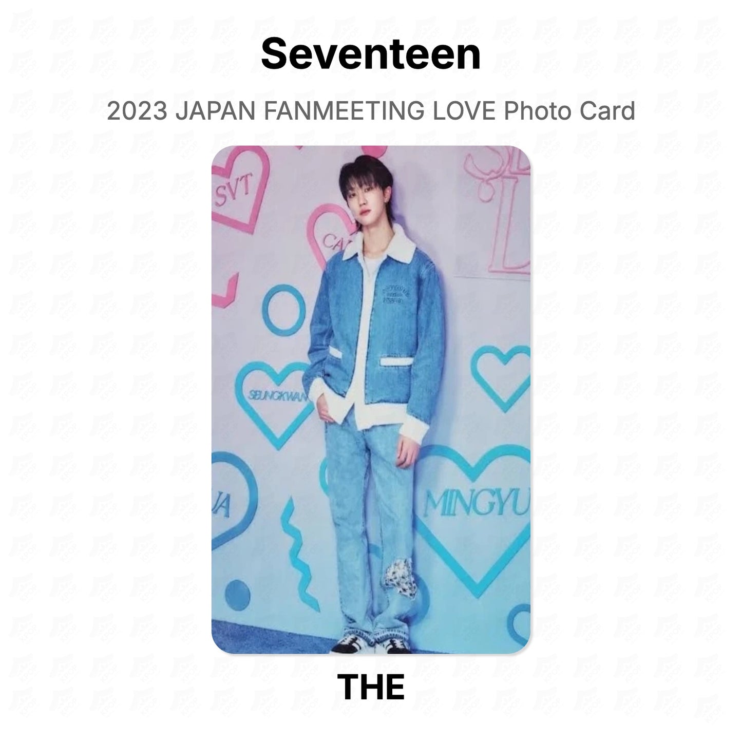 Seventeen 2023 JAPAN FANMEETING LOVE Photo Card Official Photocard