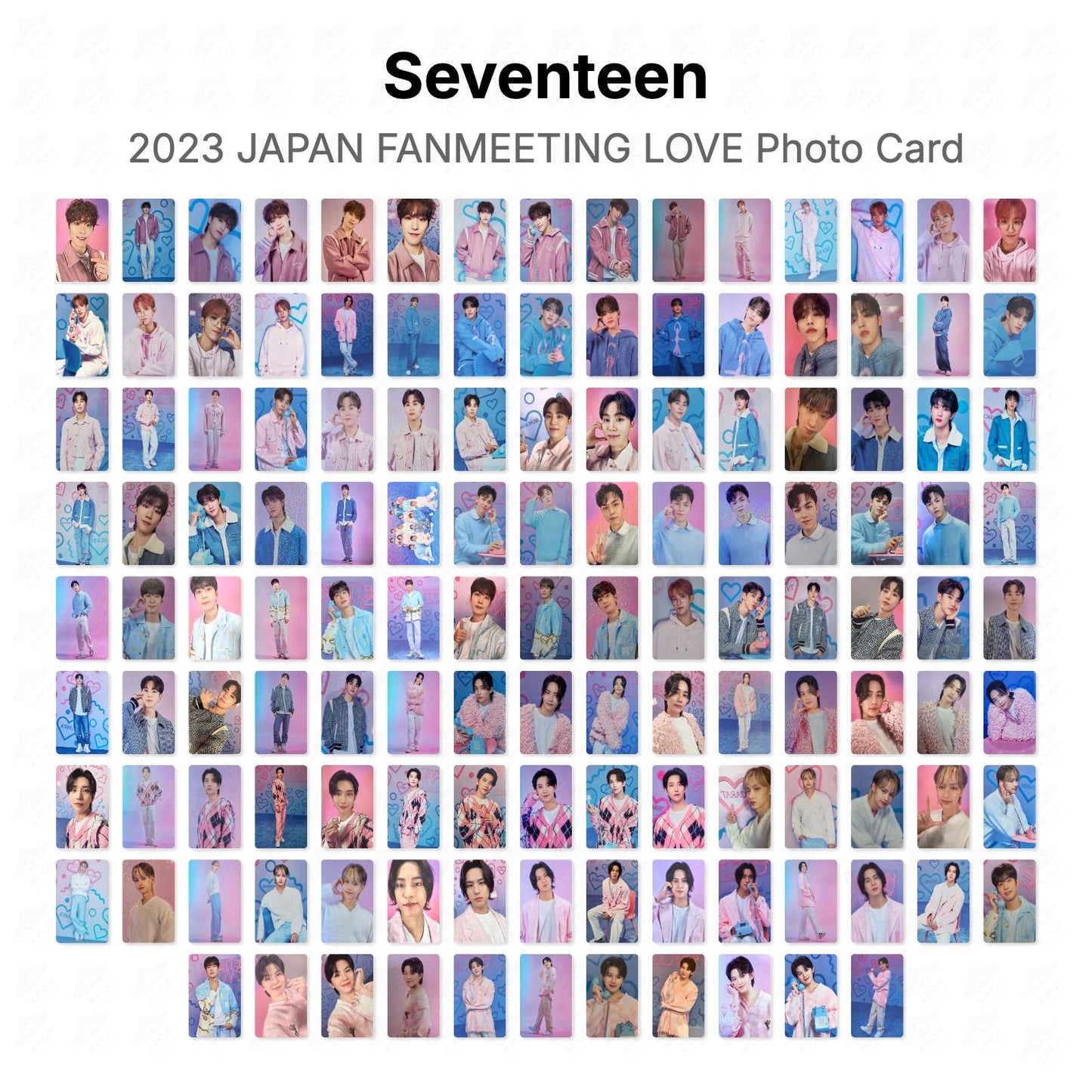 Seventeen 2023 JAPAN FANMEETING LOVE Photo Card Official Photocard