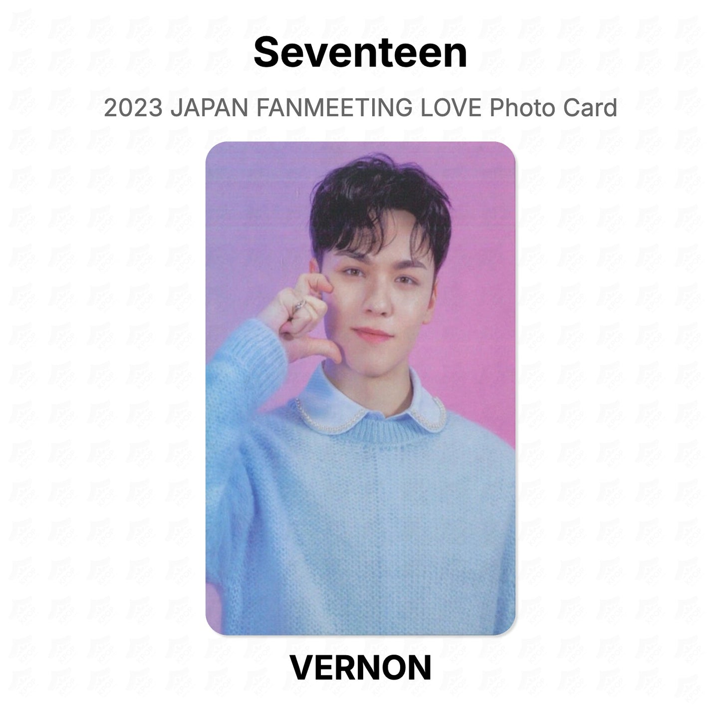 Seventeen 2023 JAPAN FANMEETING LOVE Photo Card Official Photocard