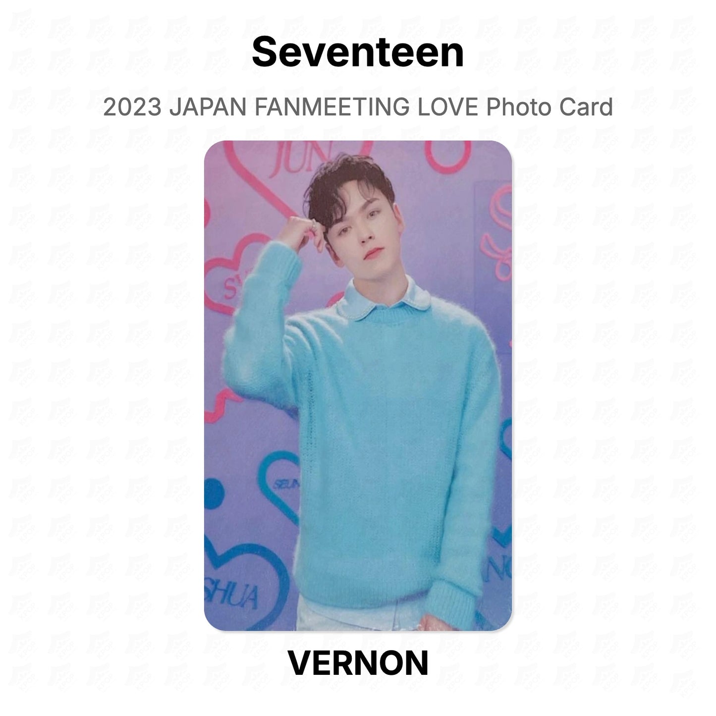 Seventeen 2023 JAPAN FANMEETING LOVE Photo Card Official Photocard