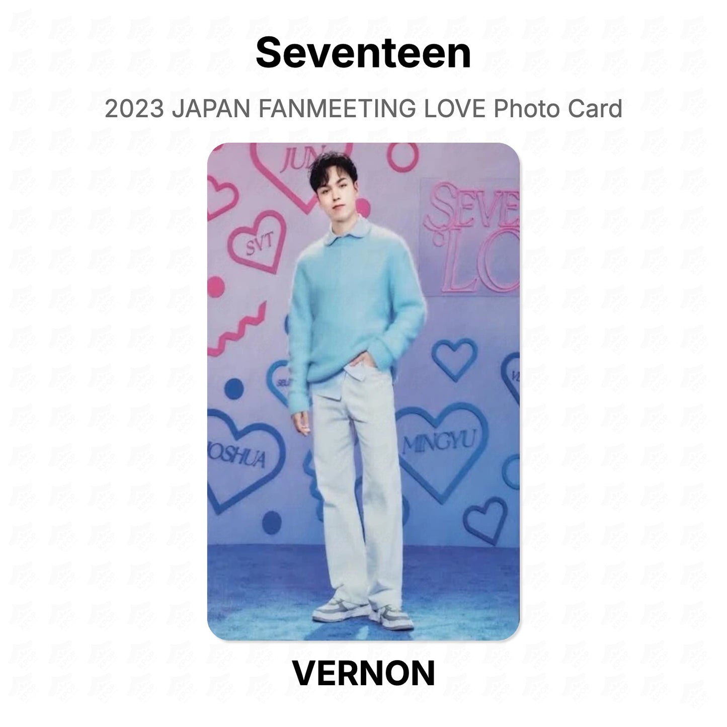 Seventeen 2023 JAPAN FANMEETING LOVE Photo Card Official Photocard