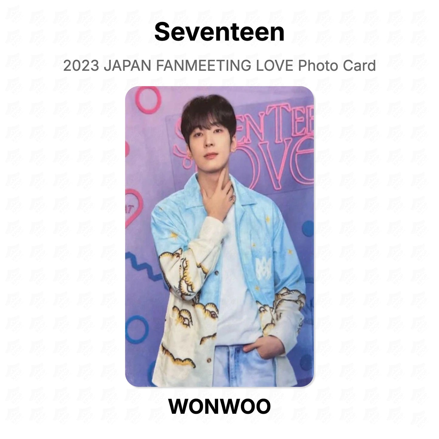 Seventeen 2023 JAPAN FANMEETING LOVE Photo Card Official Photocard