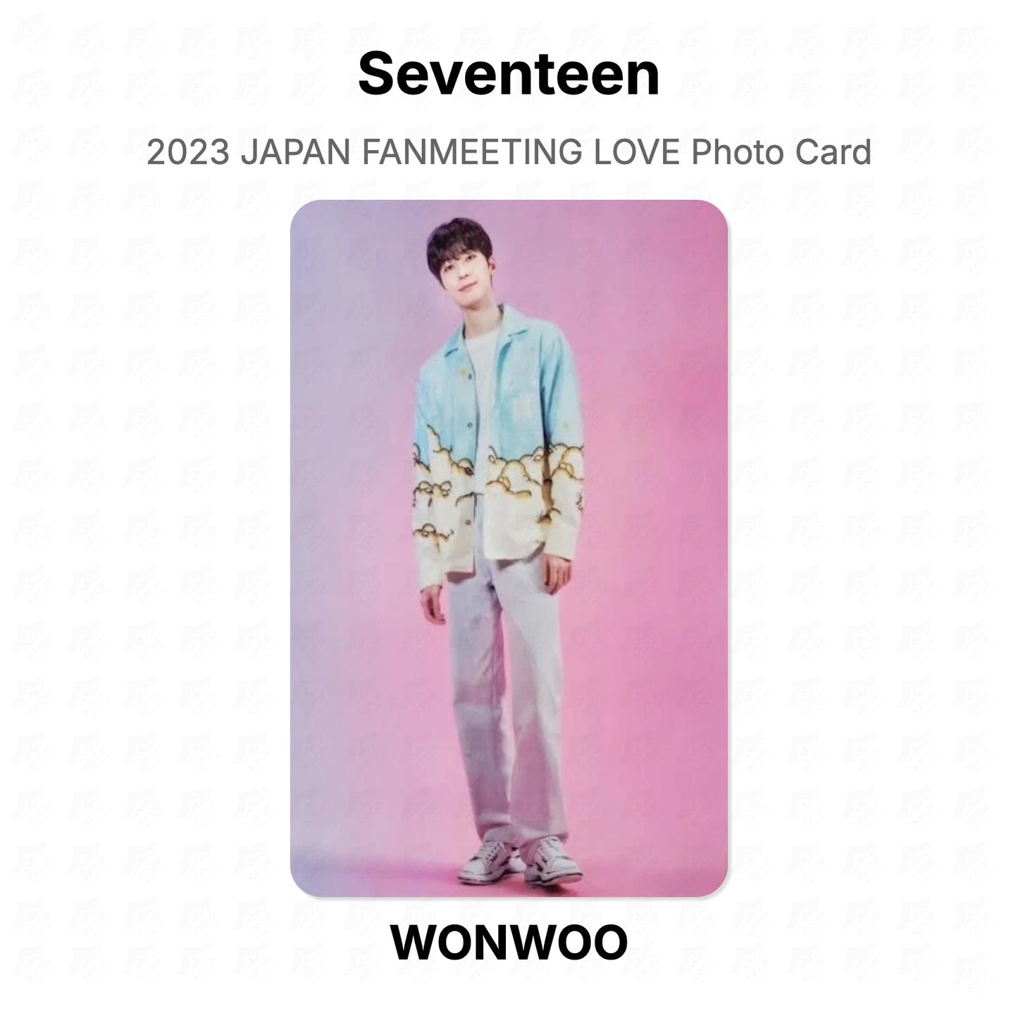 Seventeen 2023 JAPAN FANMEETING LOVE Photo Card Official Photocard