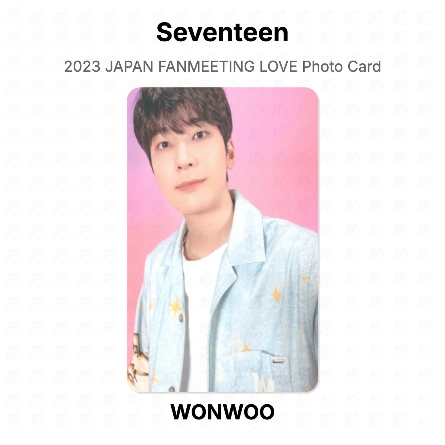 Seventeen 2023 JAPAN FANMEETING LOVE Photo Card Official Photocard
