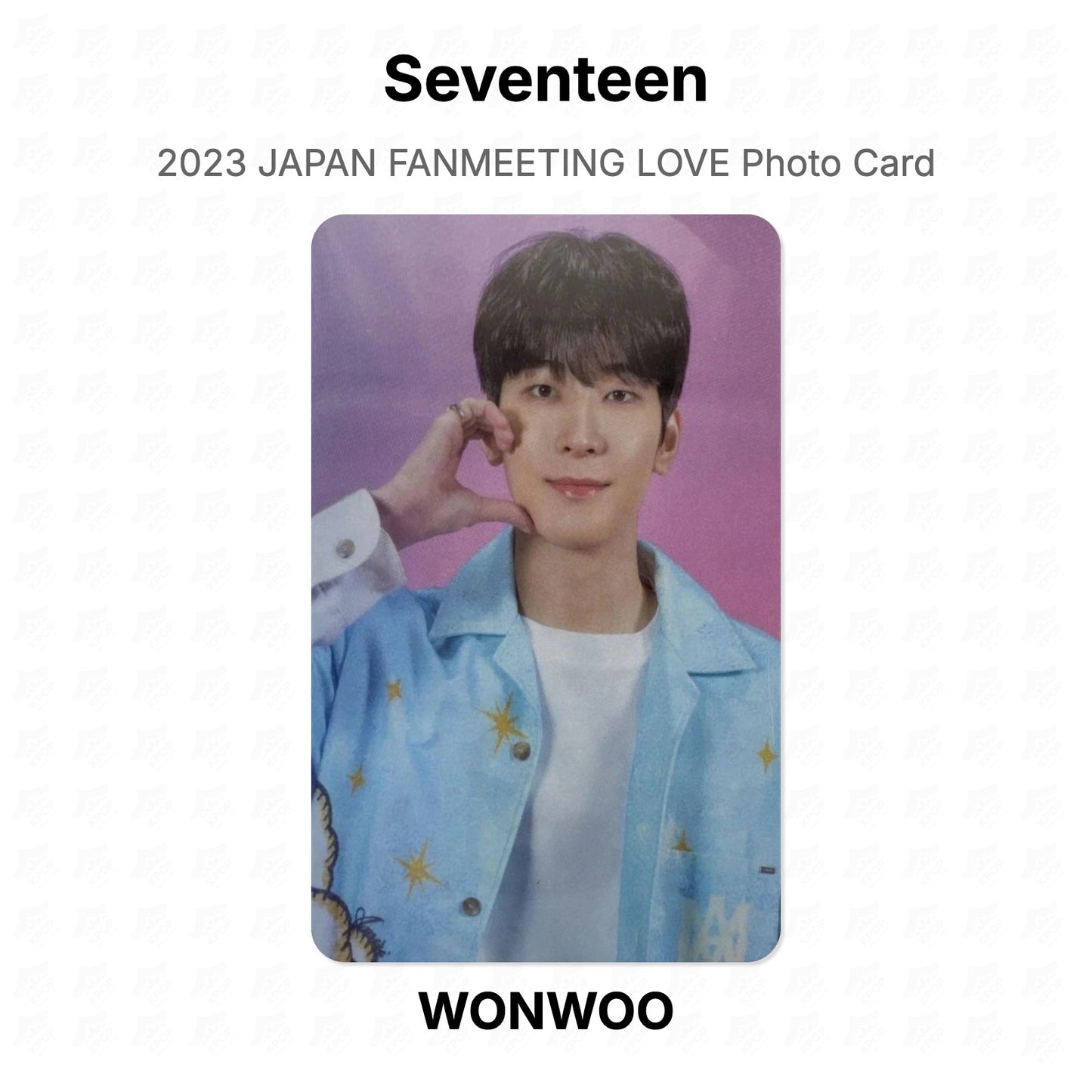 Seventeen 2023 JAPAN FANMEETING LOVE Photo Card Official Photocard