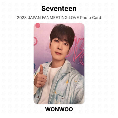 Seventeen 2023 JAPAN FANMEETING LOVE Photo Card Official Photocard