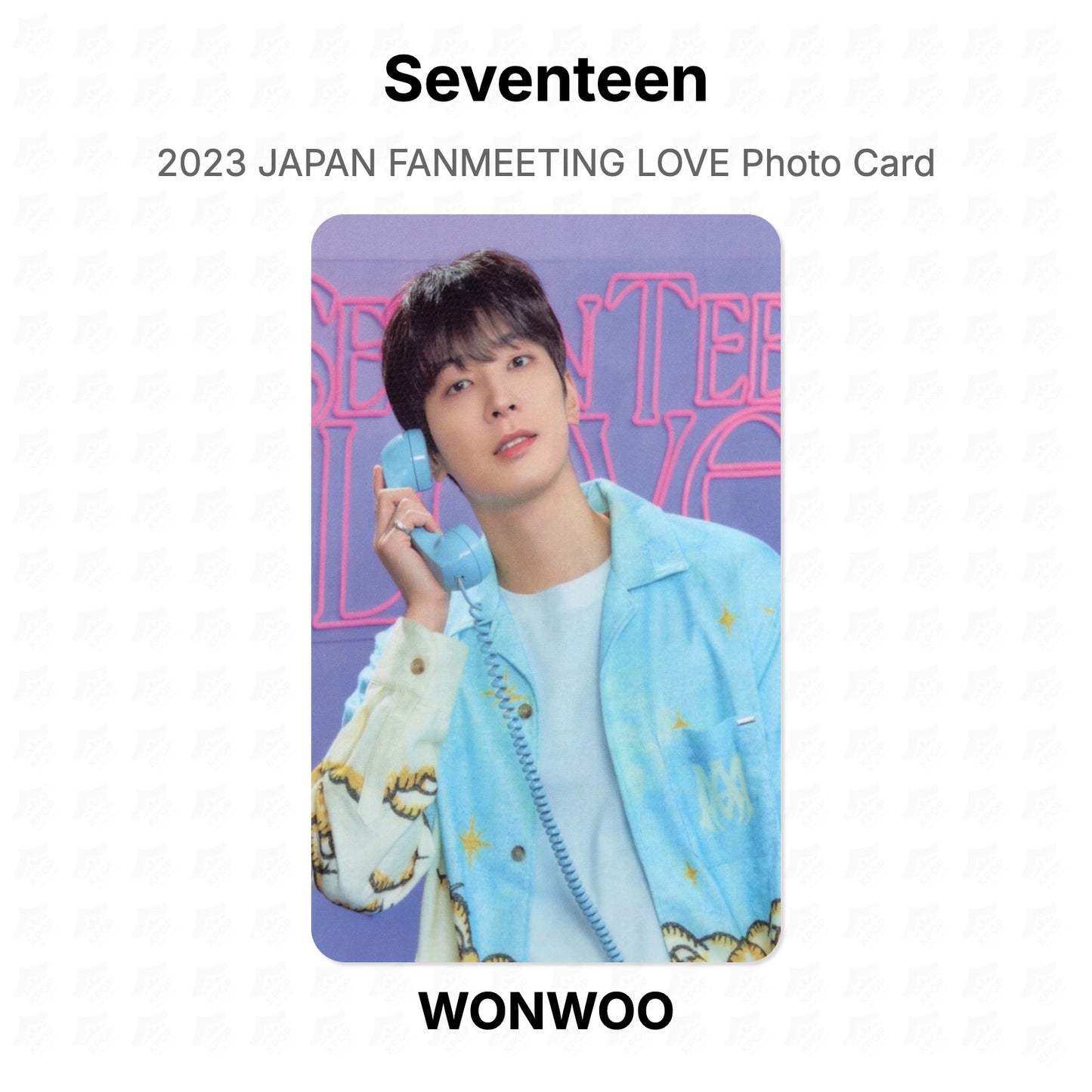 Seventeen 2023 JAPAN FANMEETING LOVE Photo Card Official Photocard