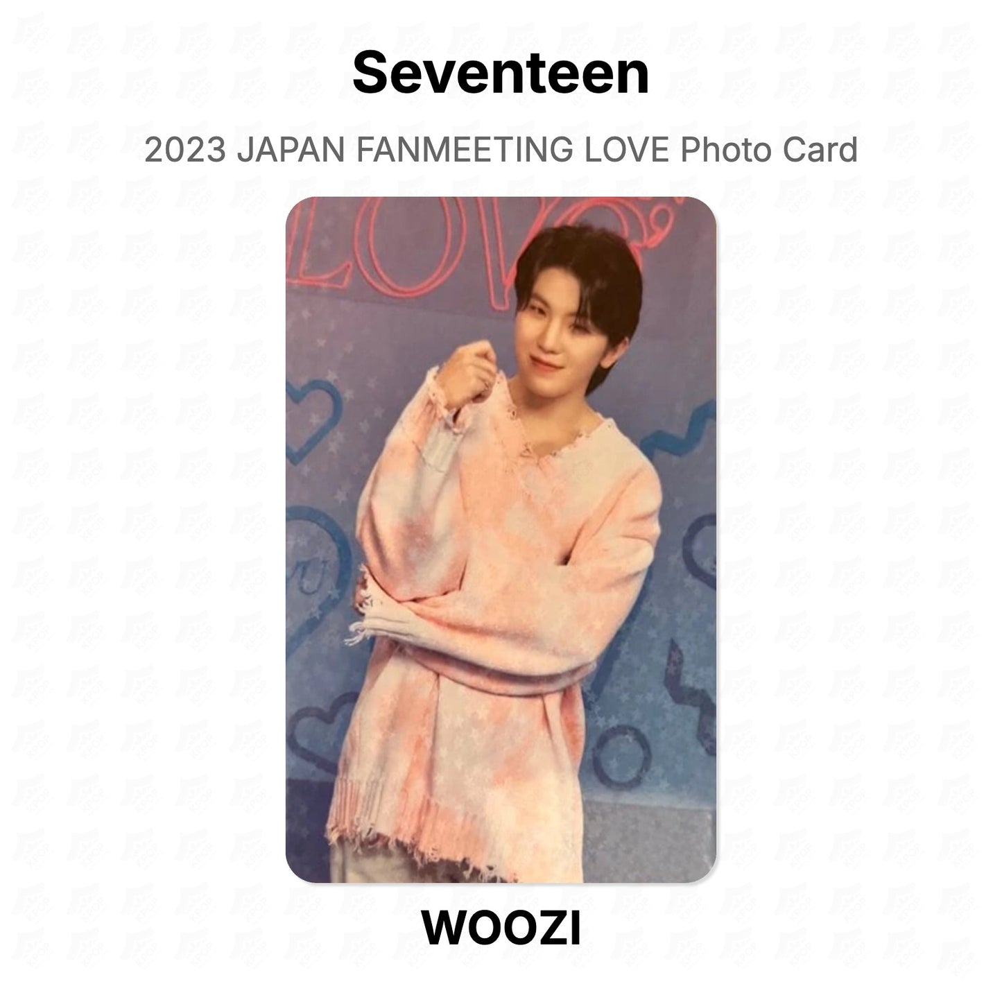 Seventeen 2023 JAPAN FANMEETING LOVE Photo Card Official Photocard