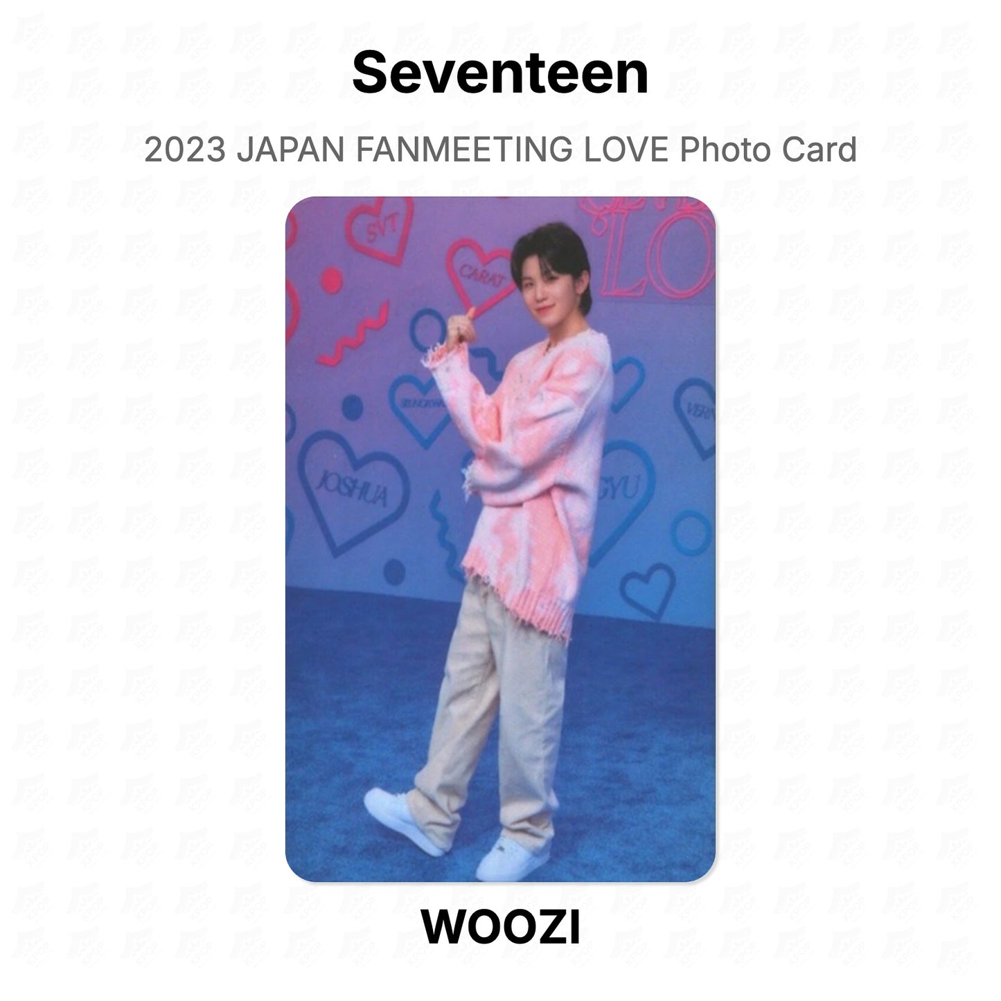 Seventeen 2023 JAPAN FANMEETING LOVE Photo Card Official Photocard
