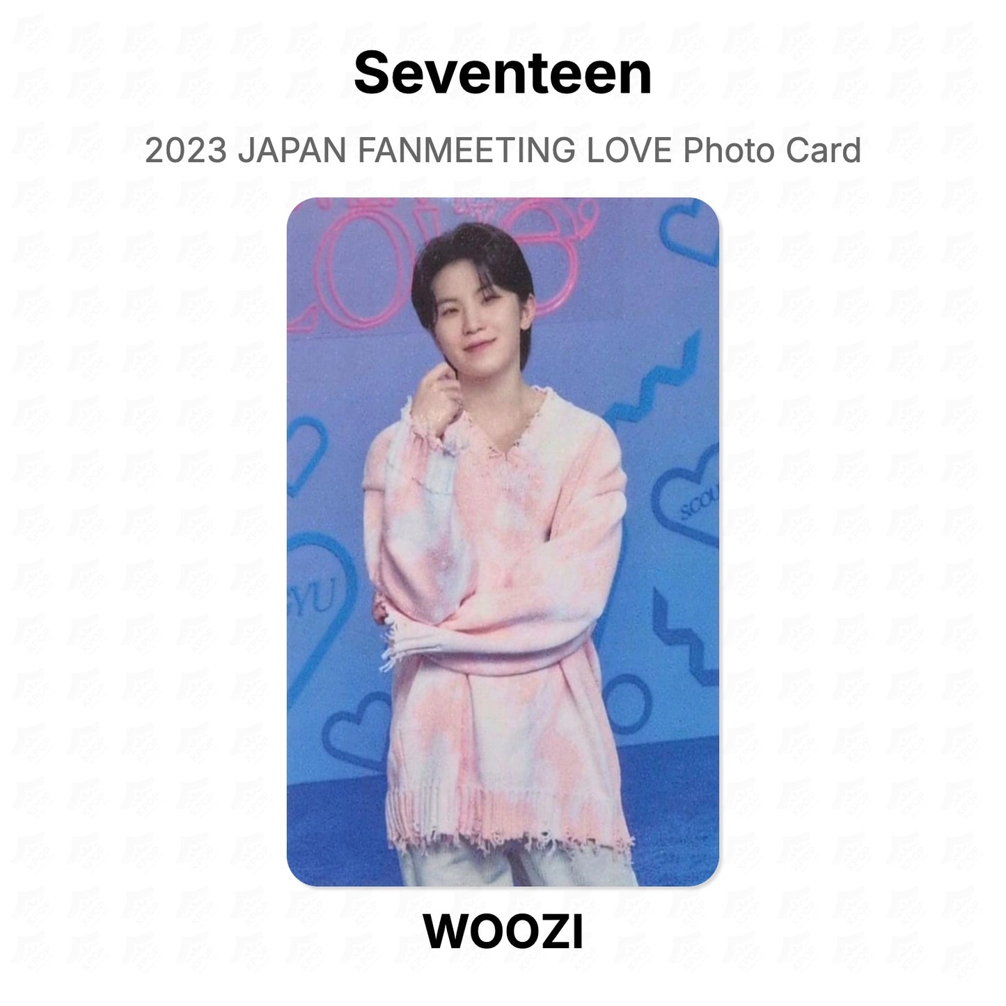 Seventeen 2023 JAPAN FANMEETING LOVE Photo Card Official Photocard