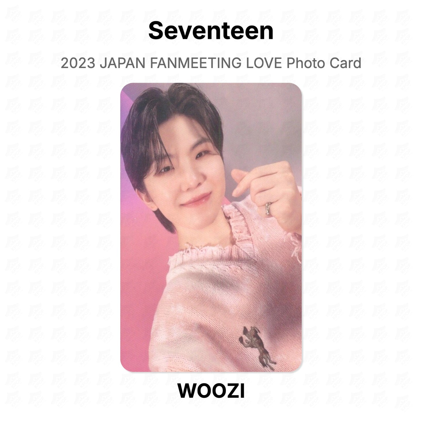 Seventeen 2023 JAPAN FANMEETING LOVE Photo Card Official Photocard