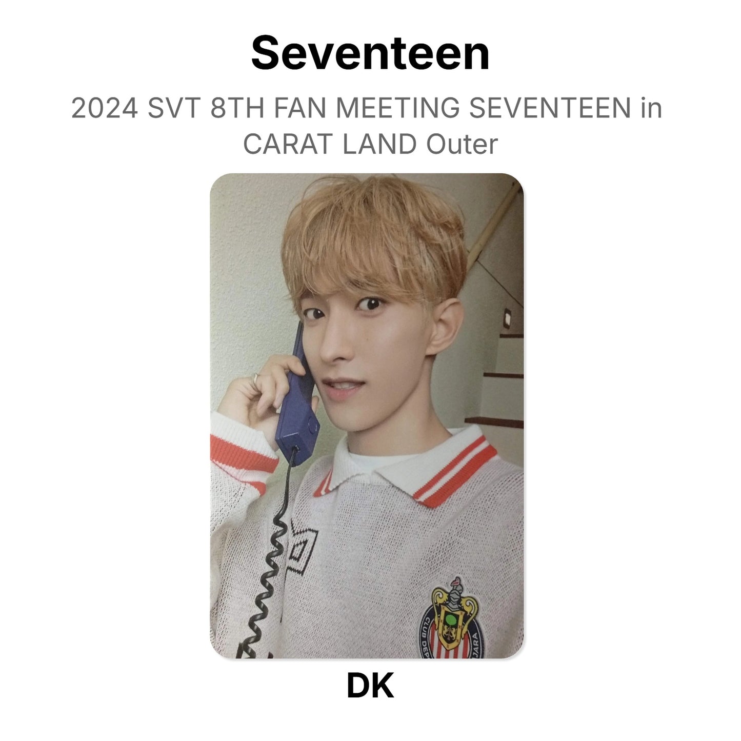 Seventeen 2024 SVT 8TH FAN MEETING SEVENTEEN in CARAT LAND Outer Official Photocard