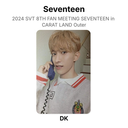 Seventeen 2024 SVT 8TH FAN MEETING SEVENTEEN in CARAT LAND Outer Official Photocard