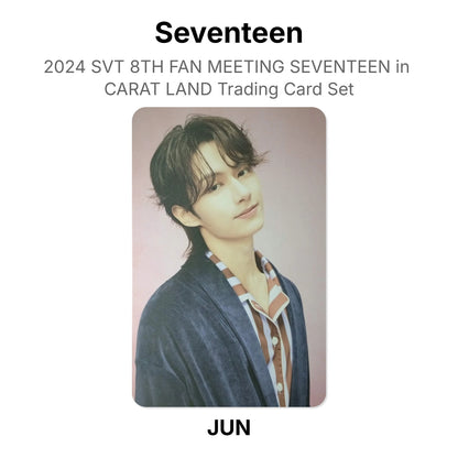 Seventeen 2024 SVT 8TH FAN MEETING SEVENTEEN in CARAT LAND Trading Card Set Official Photocard