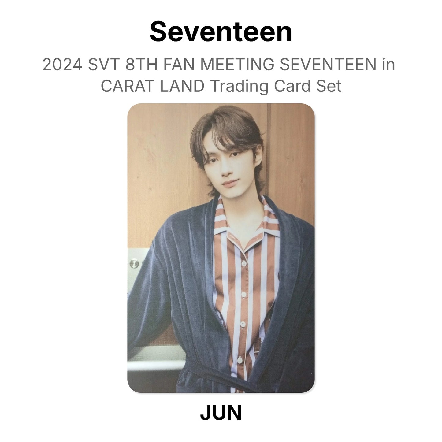 Seventeen 2024 SVT 8TH FAN MEETING SEVENTEEN in CARAT LAND Trading Card Set Official Photocard