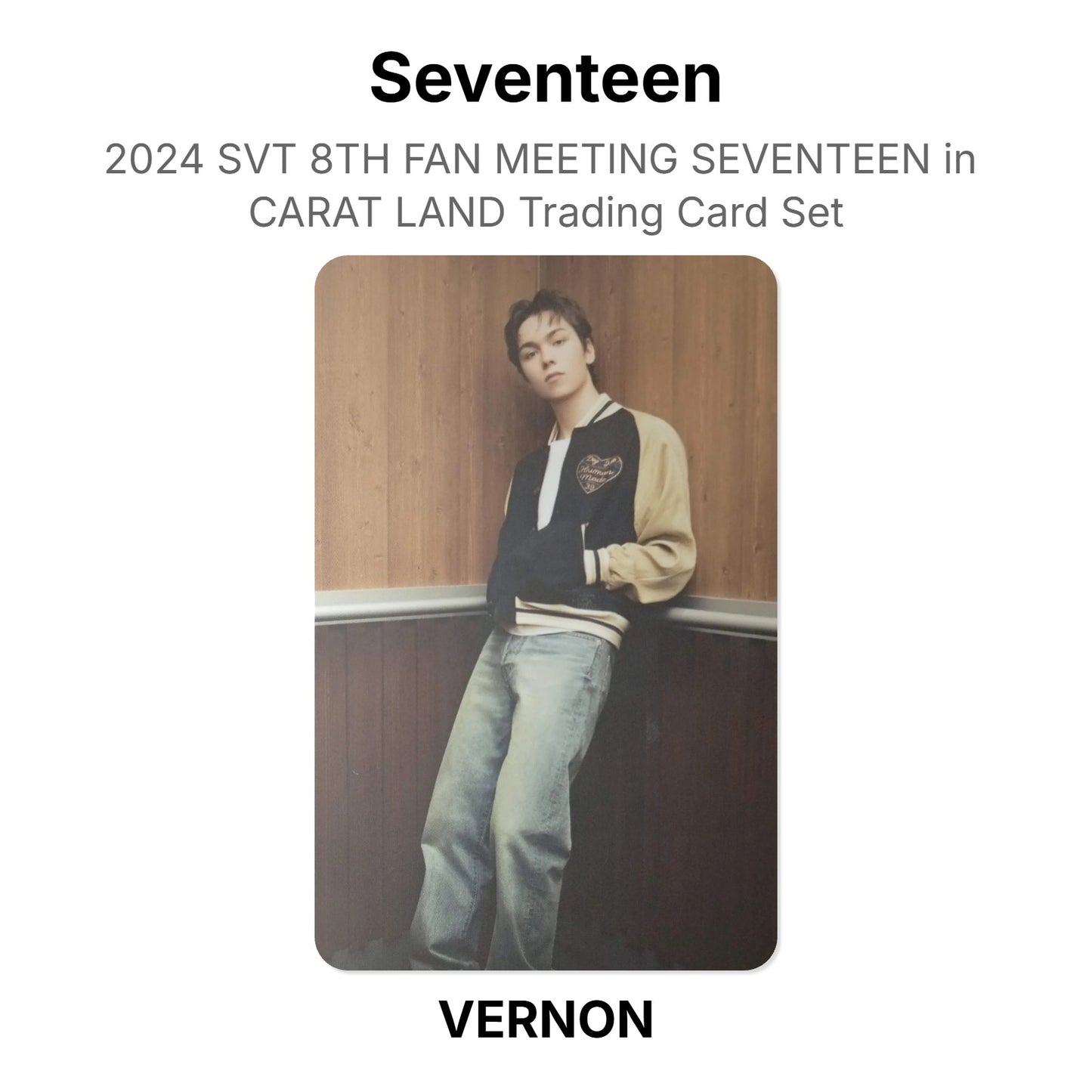 Seventeen 2024 SVT 8TH FAN MEETING SEVENTEEN in CARAT LAND Trading Card Set Official Photocard