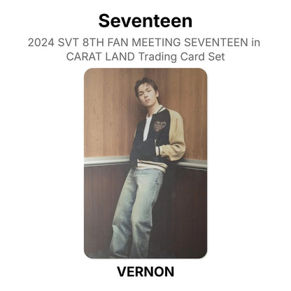 Seventeen 2024 SVT 8TH FAN MEETING SEVENTEEN in CARAT LAND Trading Card Set Official Photocard