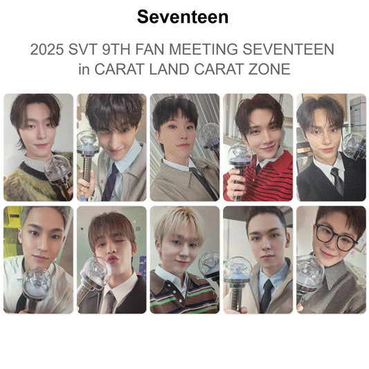 Seventeen 2025 SVT 9TH FAN MEETING SEVENTEEN in CARAT LAND CARAT ZONE Official Photocard