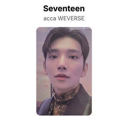 Seventeen acca WEVERSE photocard oficial