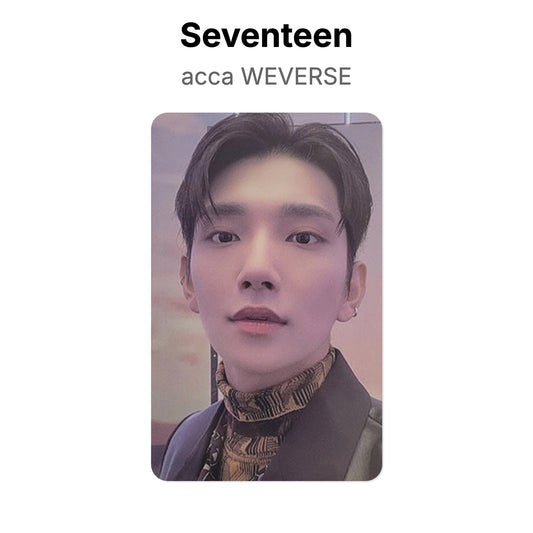 Seventeen acca WEVERSE photocard ufficiale