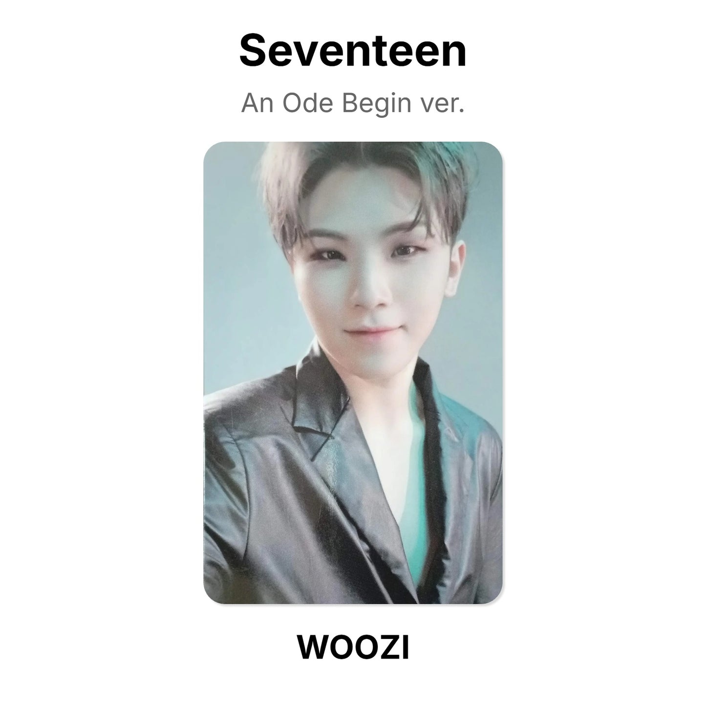 Seventeen An Ode Begin ver. Official Photocard