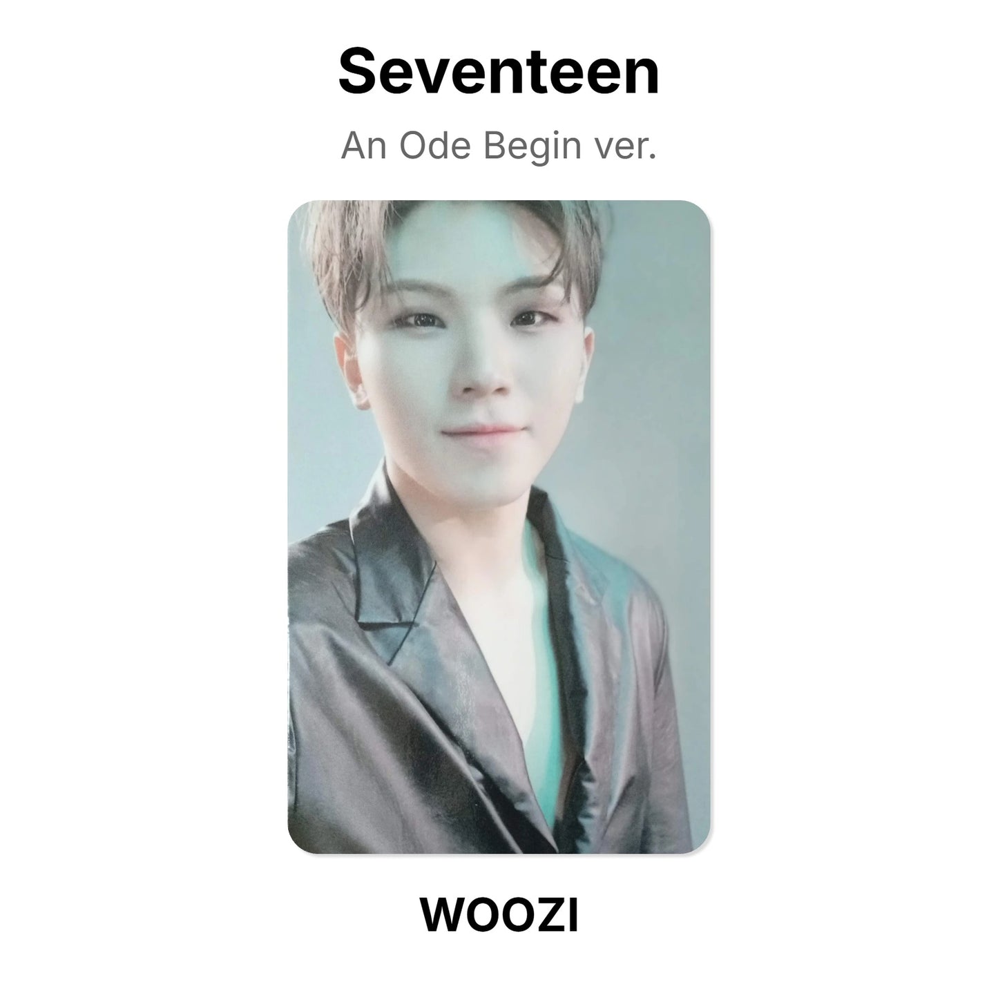 Seventeen An Ode Begin ver. Official Photocard