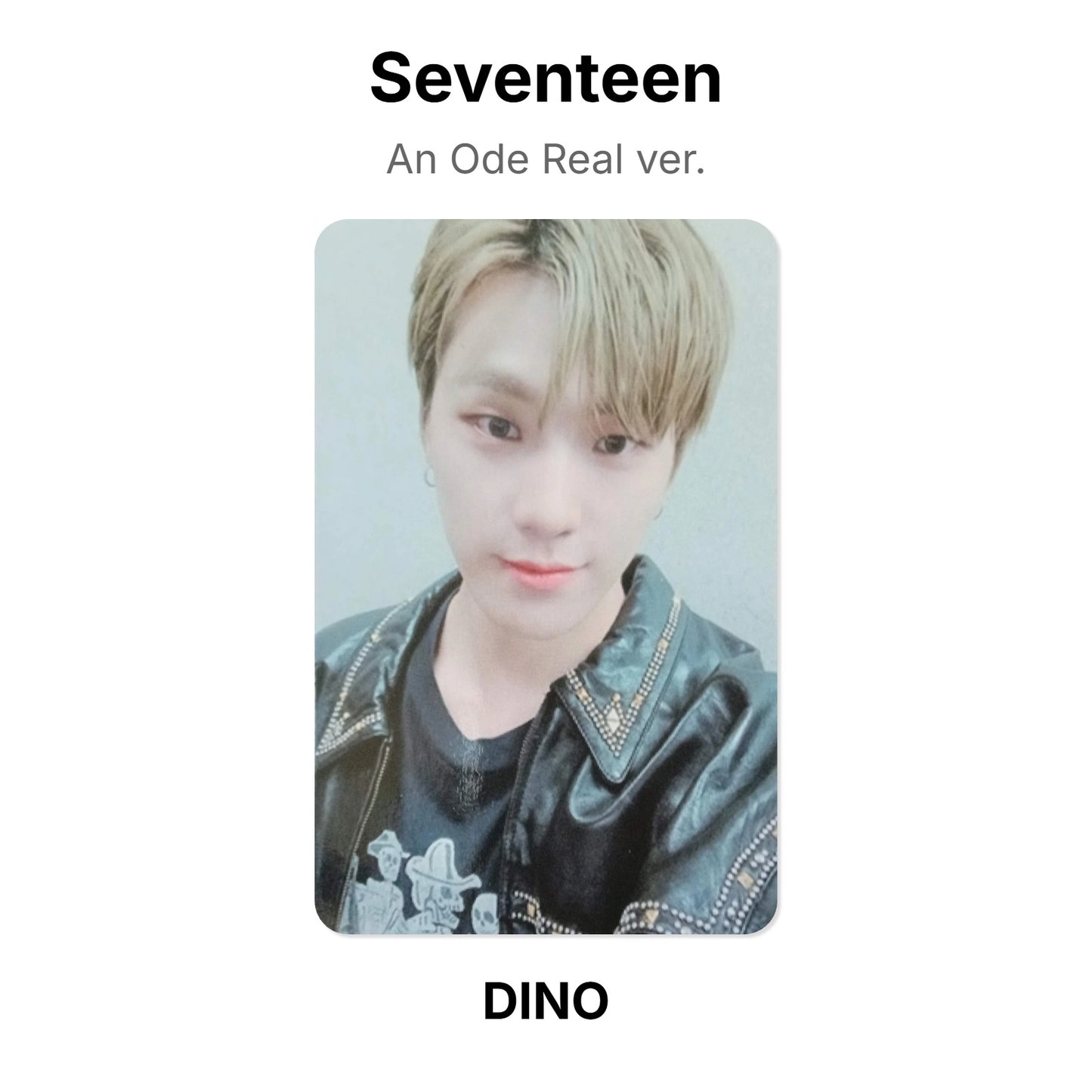Seventeen An Ode Real ver. Official Photocard