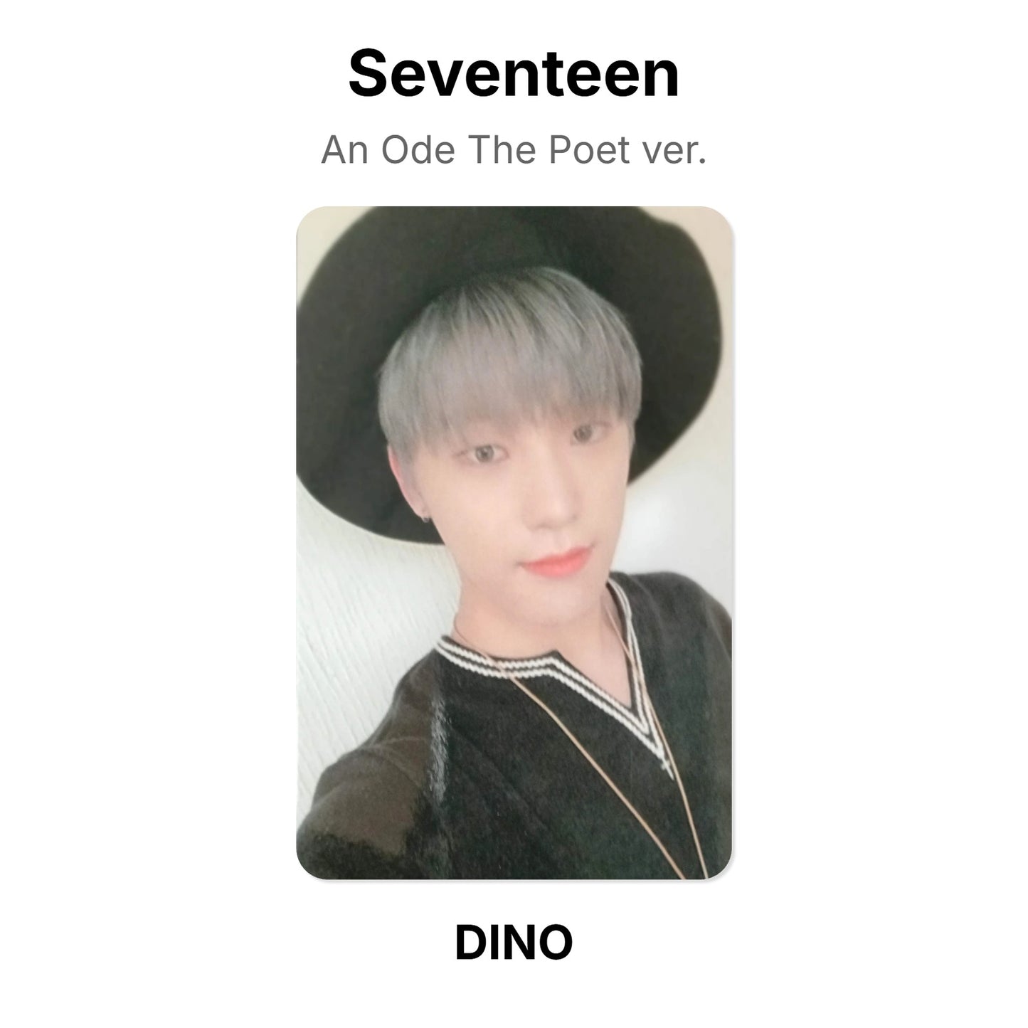 Seventeen An Ode The Poet ver. Official Photocard