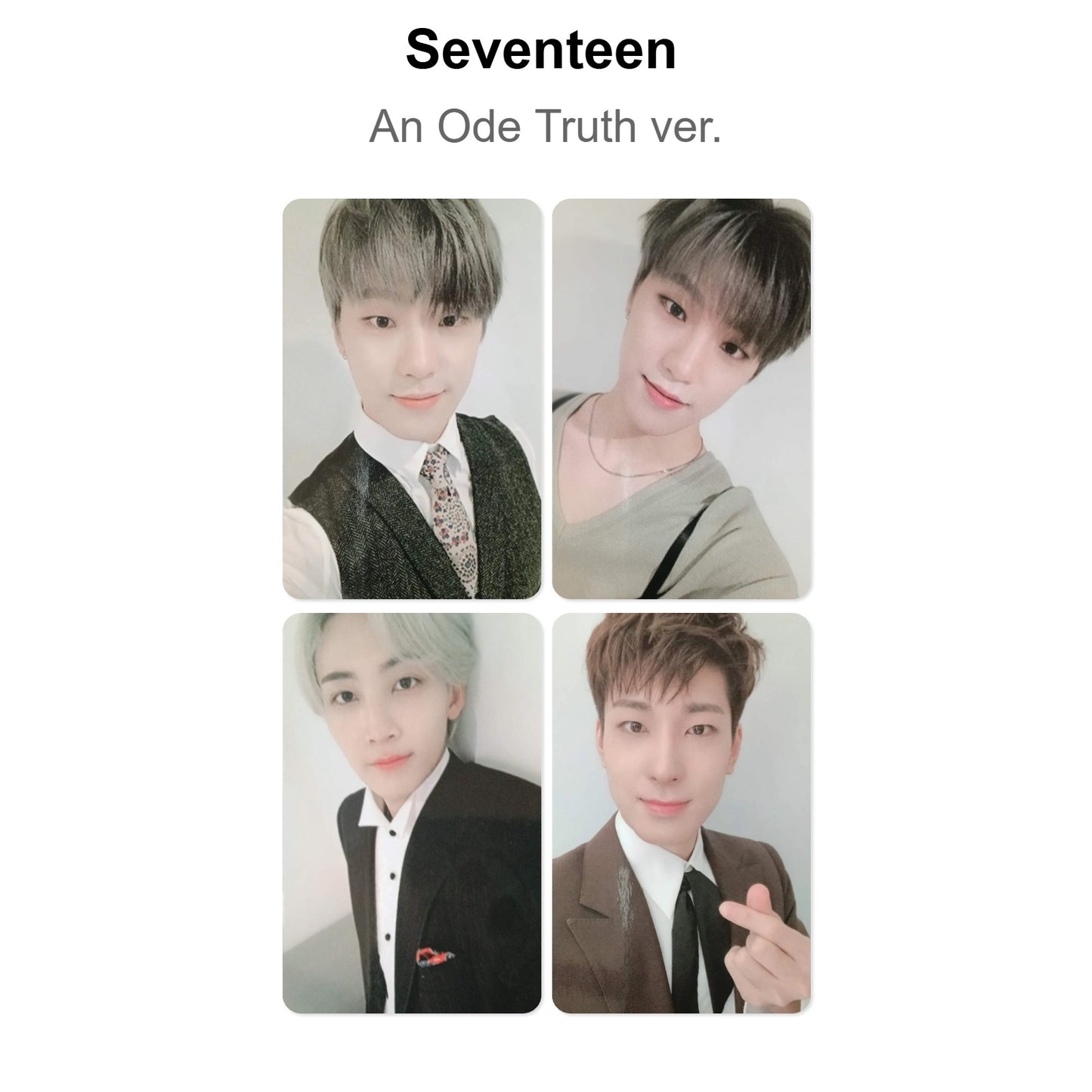 Seventeen An Ode Truth ver. Official Photocard