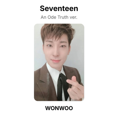 Seventeen An Ode Truth ver. Official Photocard