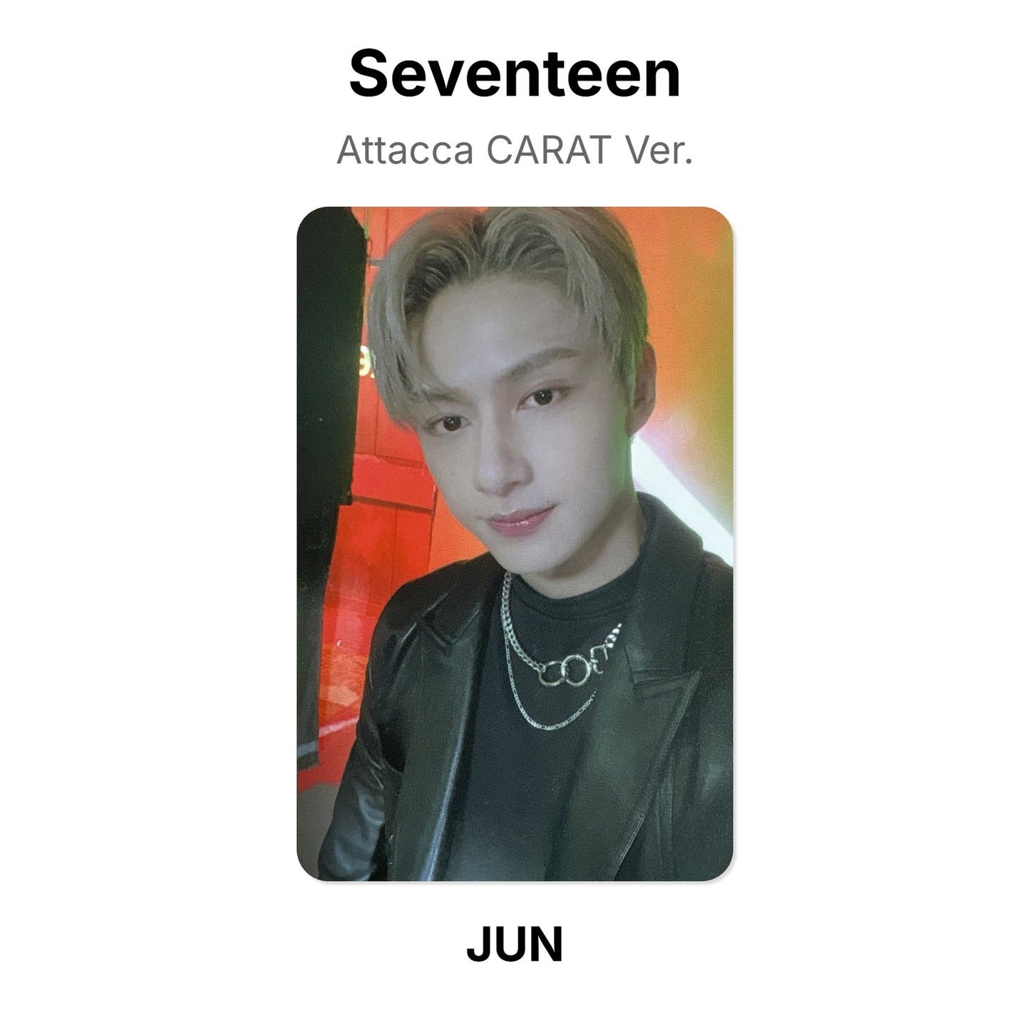 Seventeen Attacca CARAT Ver. Official Photocard