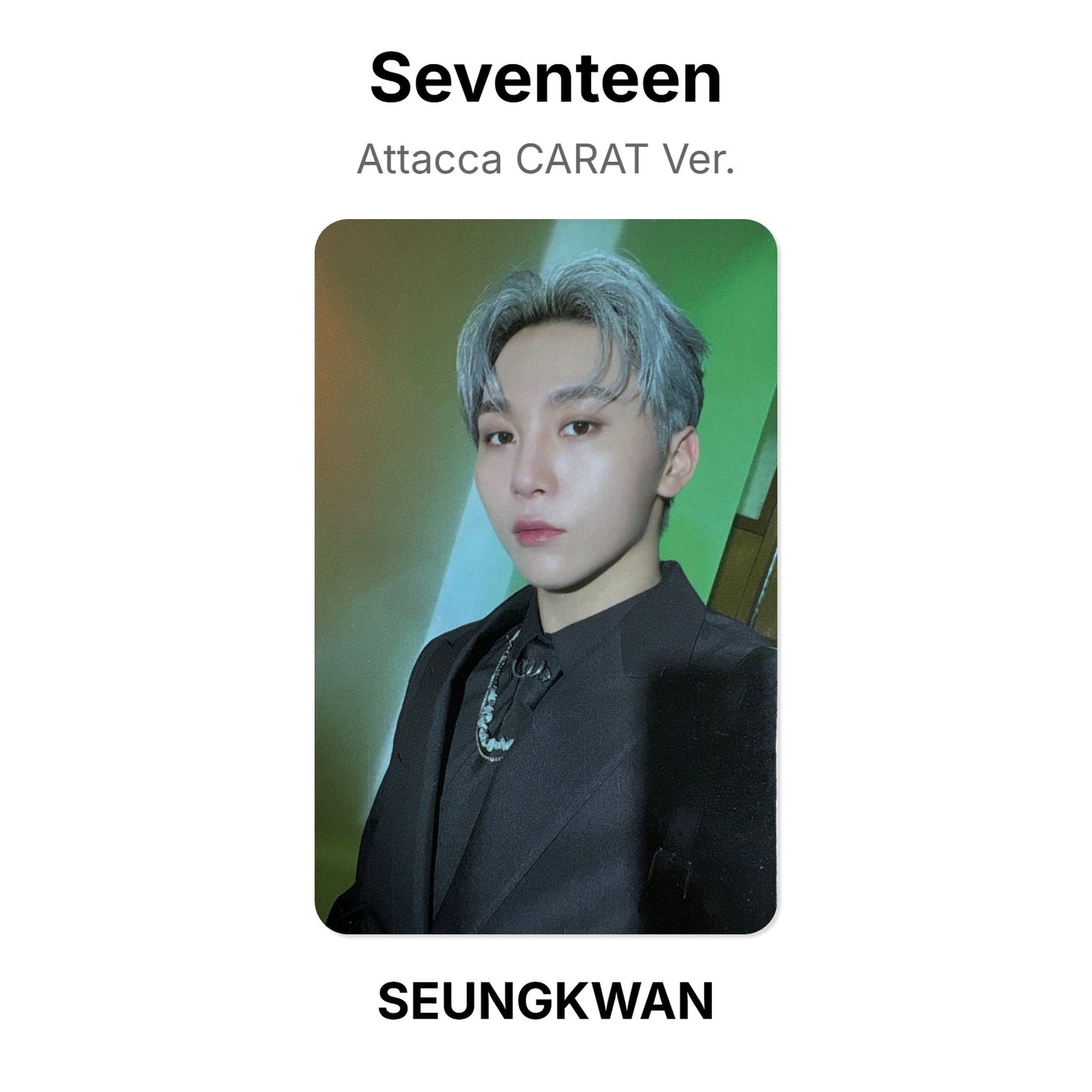 Seventeen Attacca CARAT Ver. Official Photocard