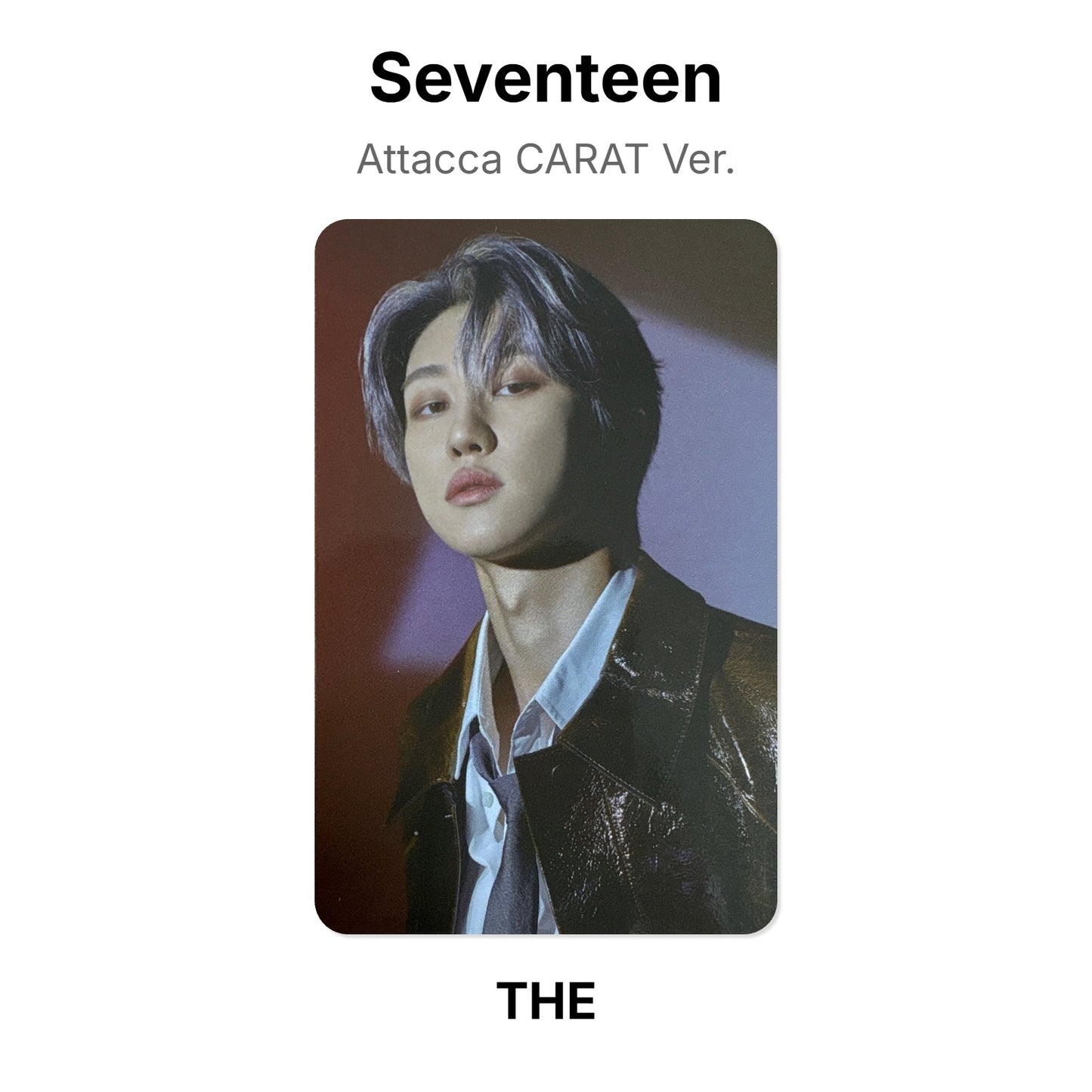 Seventeen Attacca CARAT Ver. Official Photocard