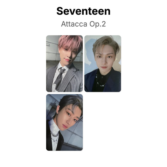 Seventeen Attacca Op.2 Official Photocard