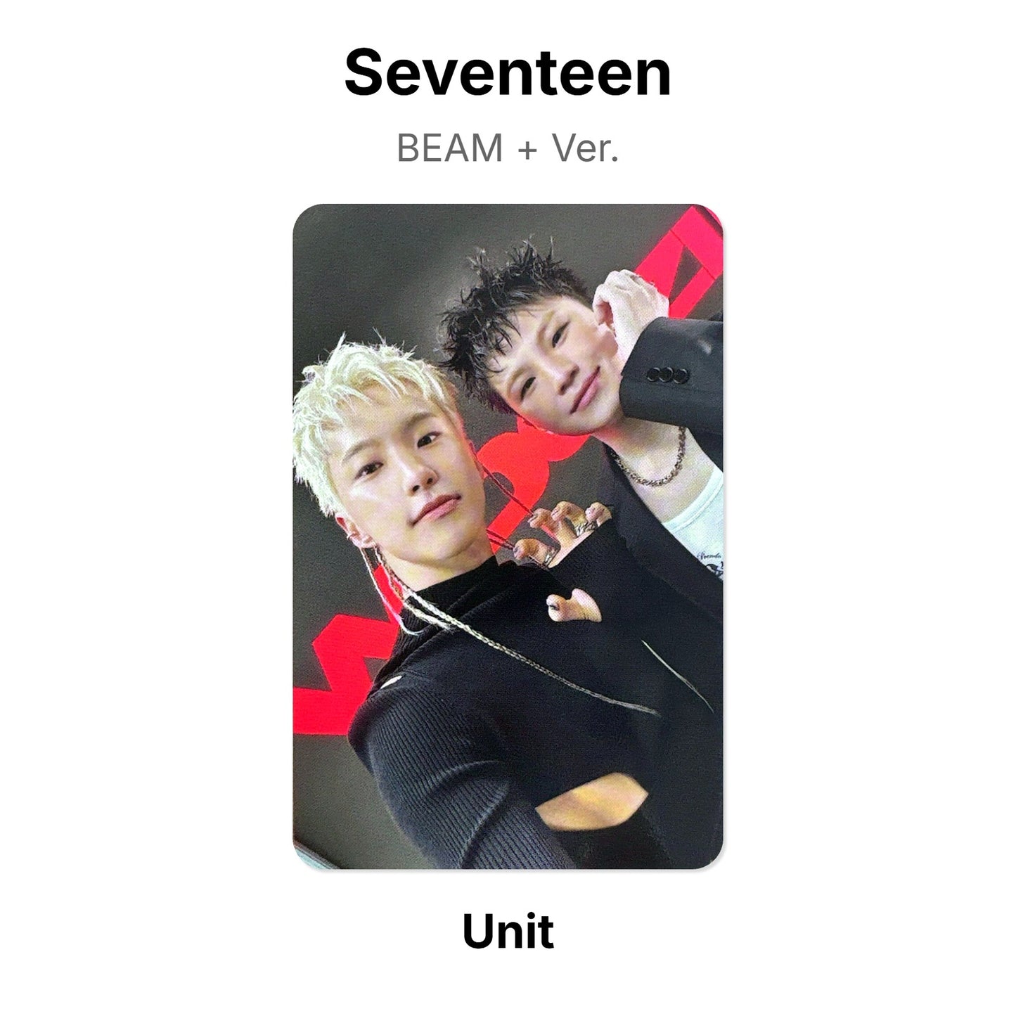 Seventeen BEAM + Ver. Official Photocard