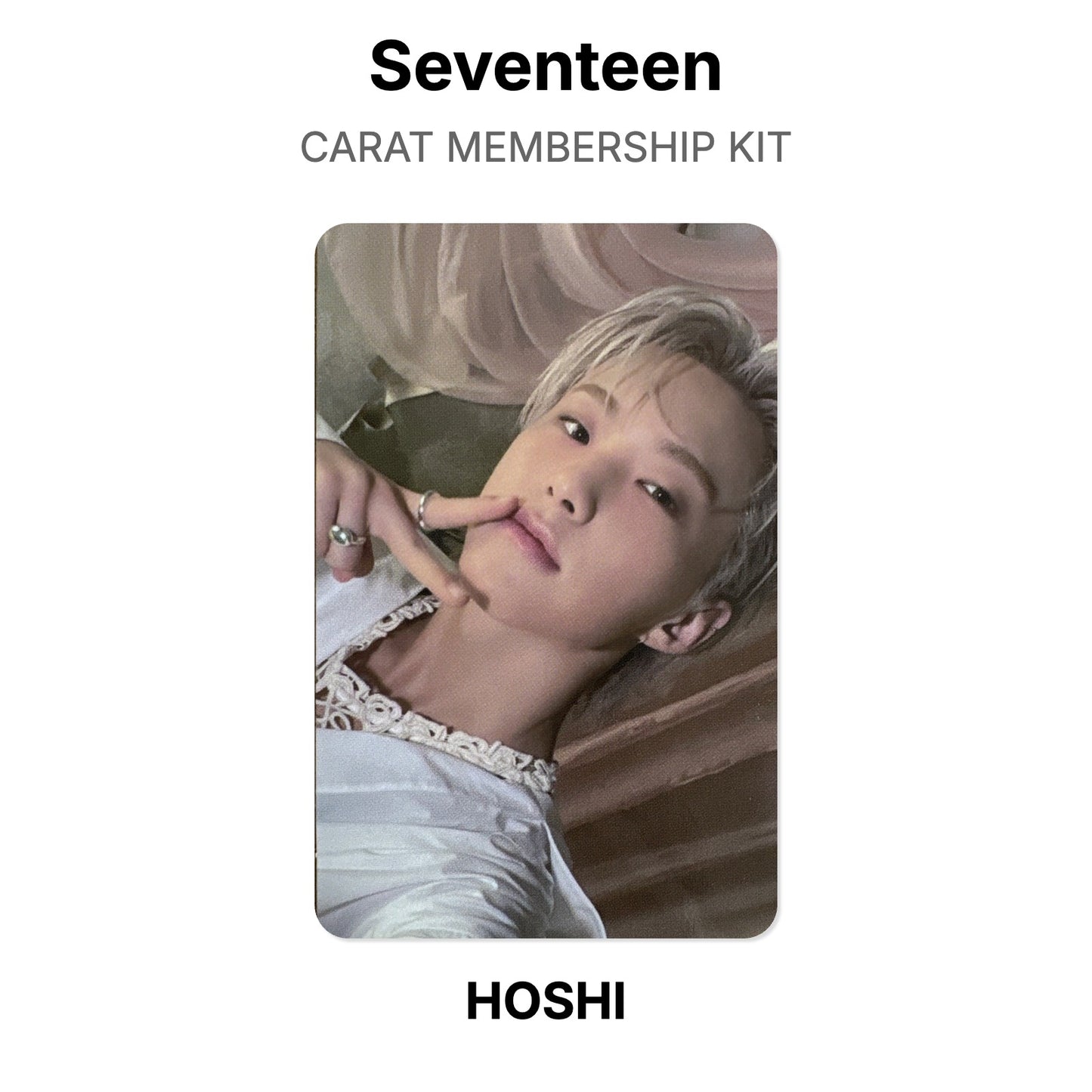 Seventeen CARAT MEMBERSHIP KIT Official Photocard