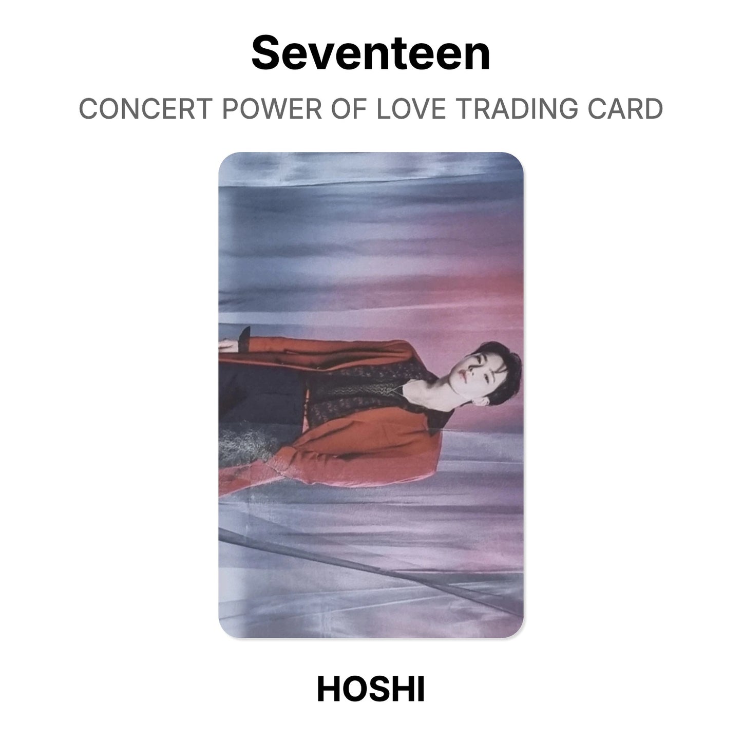 Seventeen CONCERT POWER OF LOVE TRADING CARD Official Photocard